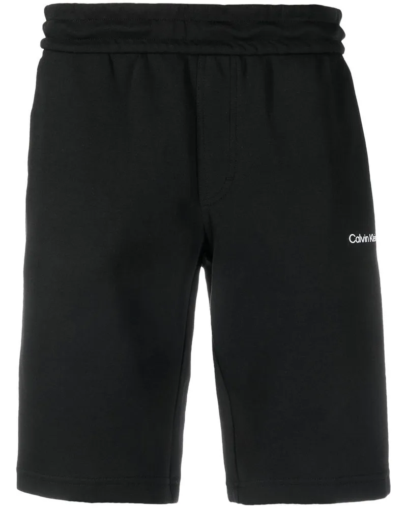 Calvin Klein Shorts mit Logo-Print - Schwarz Schwarz