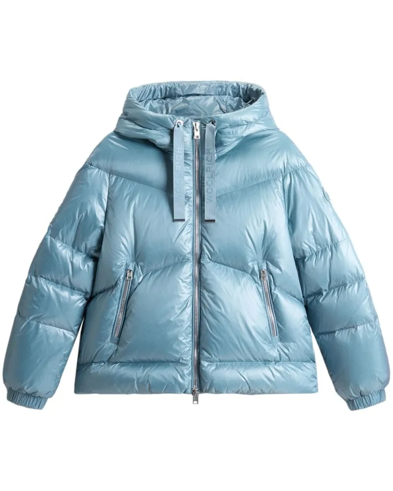 Woolrich Kurze AliquippaDaunenjacke - Blau Blau