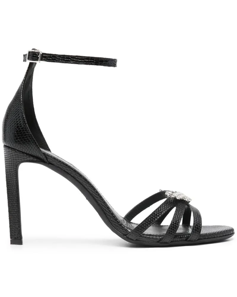 Zadig & Voltaire Amee Wing Court Sandalen 90mm Schwarz