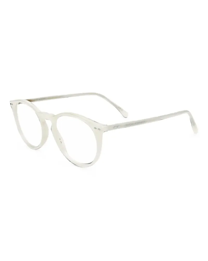 Isabel Marant Brille mit rundem Gestell - Weiß Weiß