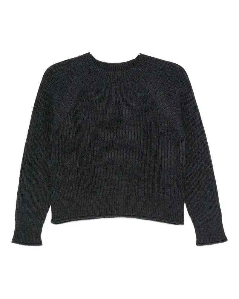 Alpha Studio Gerippter Pullover - Grau Grau