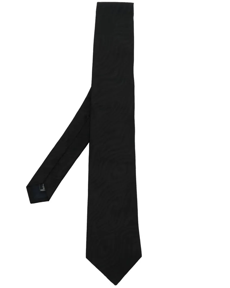 FURSAC Jacquard-Krawatte aus Seide - Schwarz Schwarz