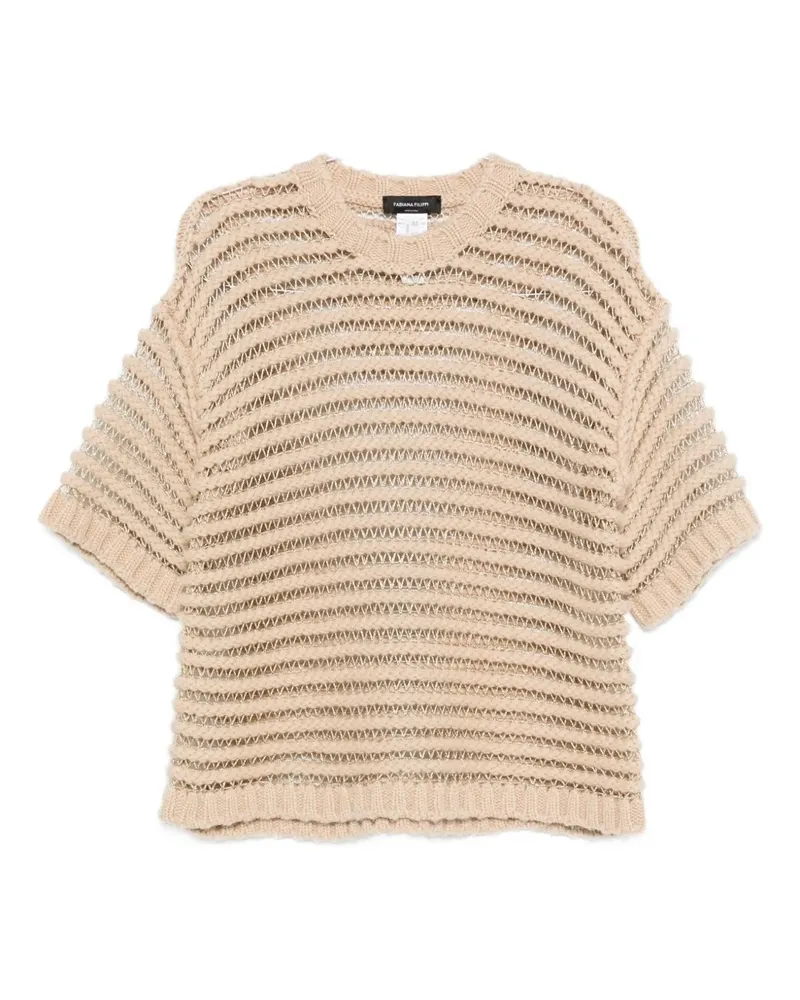 Fabiana Filippi Gestricktes Oberteil - Nude Nude