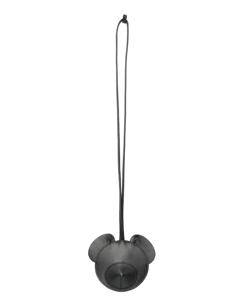 Palm Angels Schlüsselanhänger in Teddyform - Schwarz Schwarz