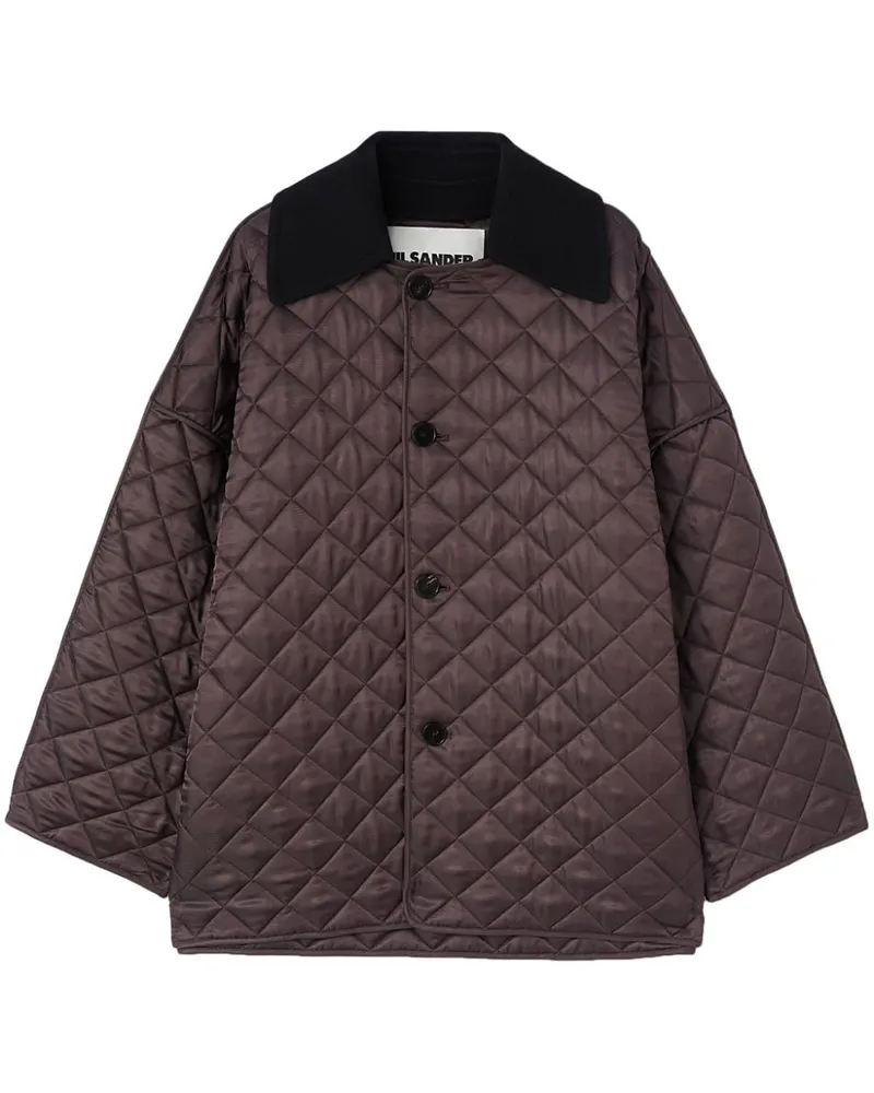 Jil Sander Gesteppte Jacke - Braun Braun