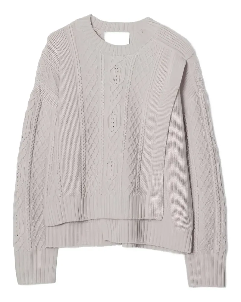 3.1 phillip lim Pullover mit Zopfmuster - Nude Nude