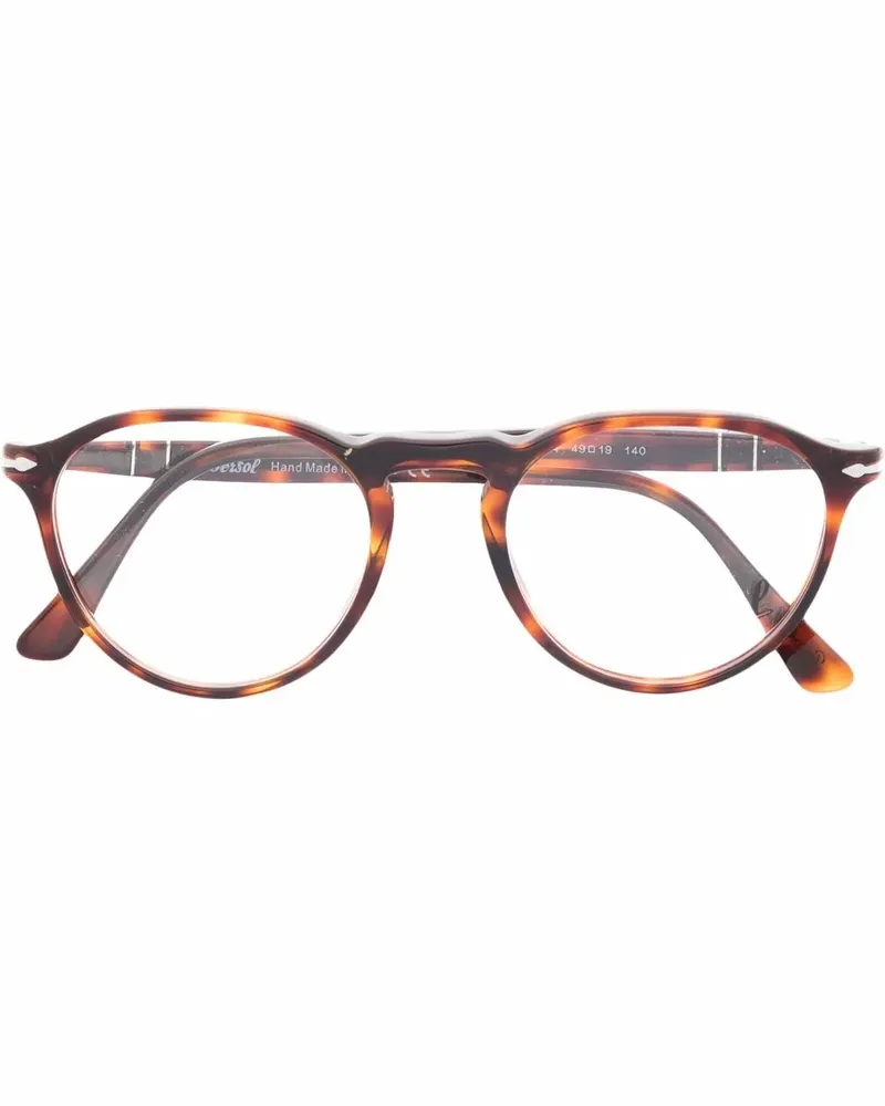 Persol Brille in Schildpattoptik - Braun Braun