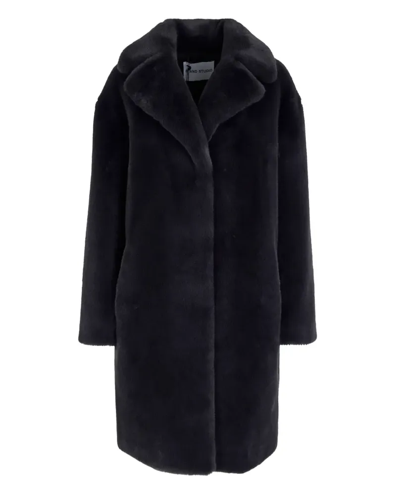 STAND Mantel aus Faux Fur - Grau Grau