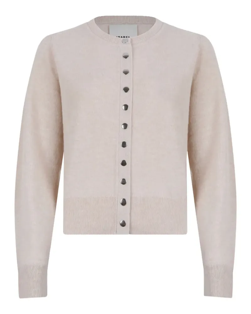 Isabel Marant buttoned long-sleeve cardigan - Nude Nude