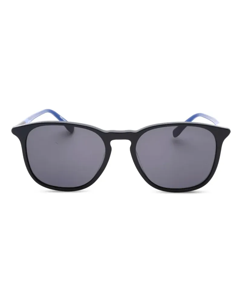 Lacoste full rim rectangle sunglasses - Schwarz Schwarz