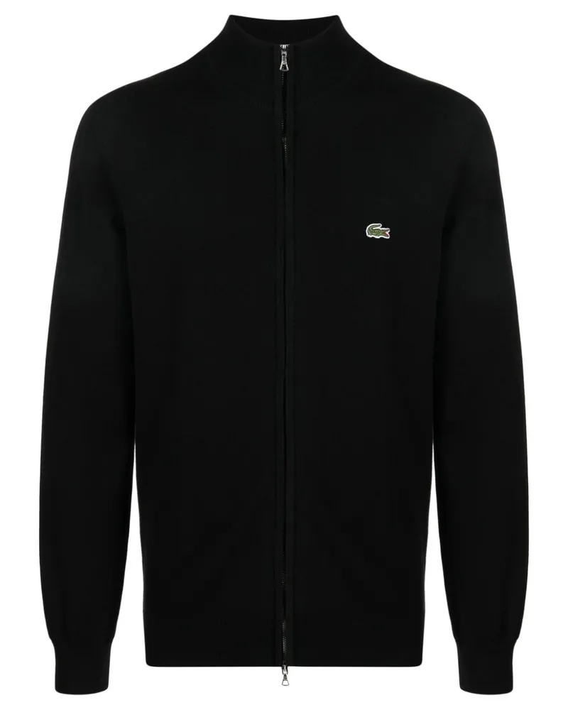Lacoste Cardigan mit Reißverschluss - Schwarz Schwarz