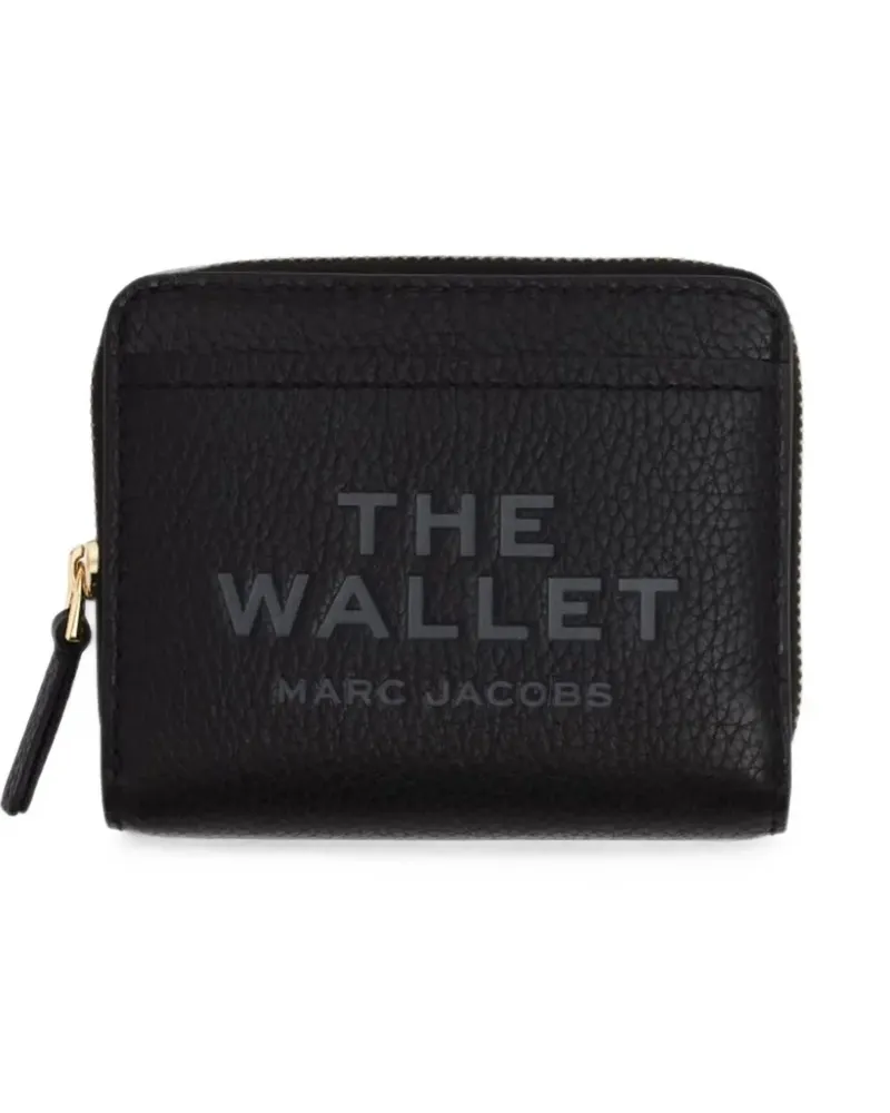 Marc Jacobs mini logo-embossed wallet - Schwarz Schwarz
