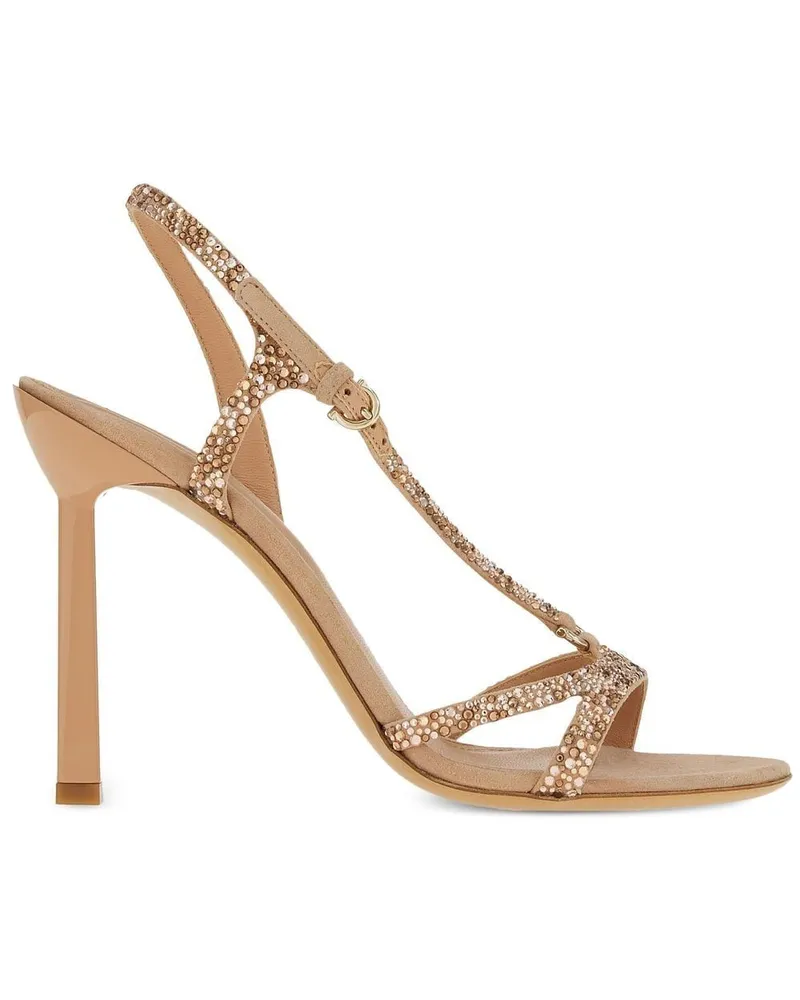 Ferragamo Marni Sandalen 105mm Nude