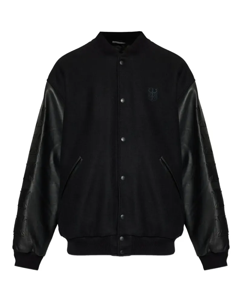 VETEMENTS star-print embossed bomber jacket - Schwarz Schwarz