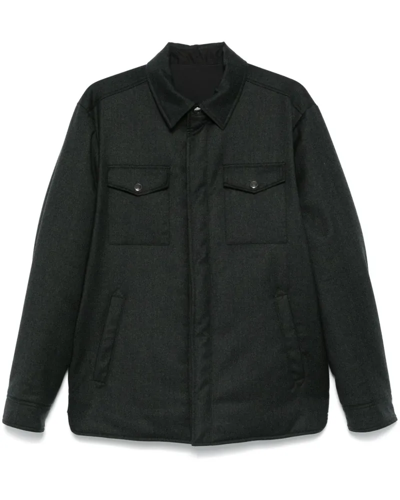 Canali Wendbare Jacke - Grün Grün