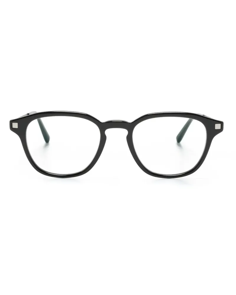 Mykita Yura Brille mit rundem Gestell - Schwarz Schwarz