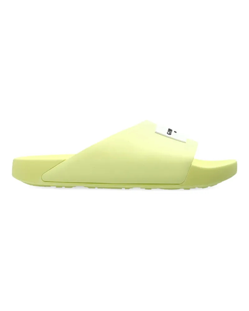 Givenchy Pantoletten mit Logo-Patch - Gelb Gelb