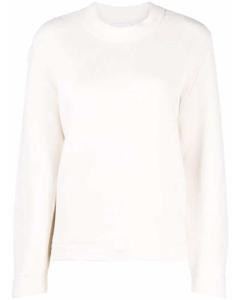 Barrie Pullover mit Ziernähten - Weiß Weiß