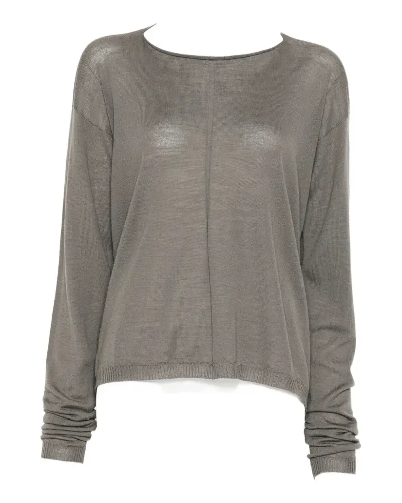 Rick Owens T-Shirt mit Schlitzen - Grau Grau