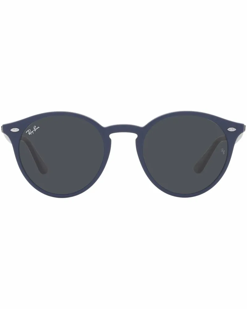 Ray Ban Sonnenbrille mit rundem Gestell - Schwarz Schwarz