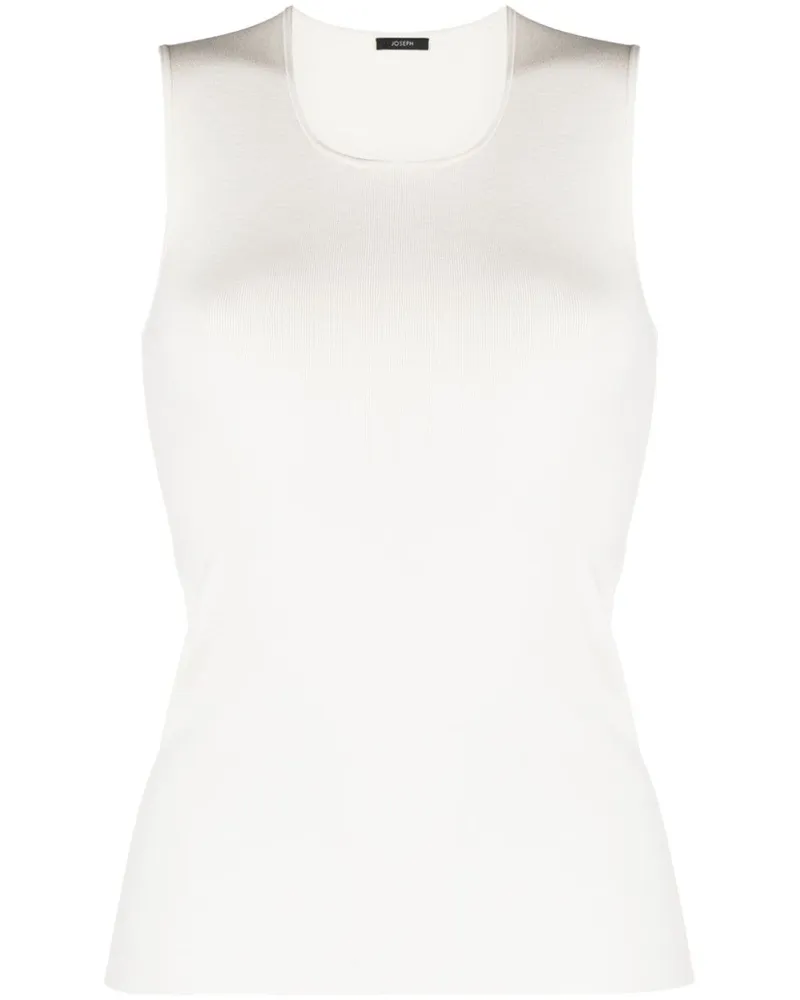 Joseph Feinstrick-Tanktop aus Seidenstretch - Weiß Weiß