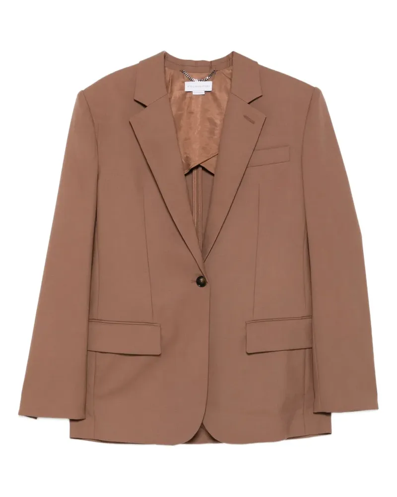 Stella McCartney Einreihiges Sakko - Braun Braun