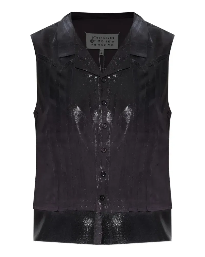 Maison Margiela sleeveless blouse - Schwarz Schwarz