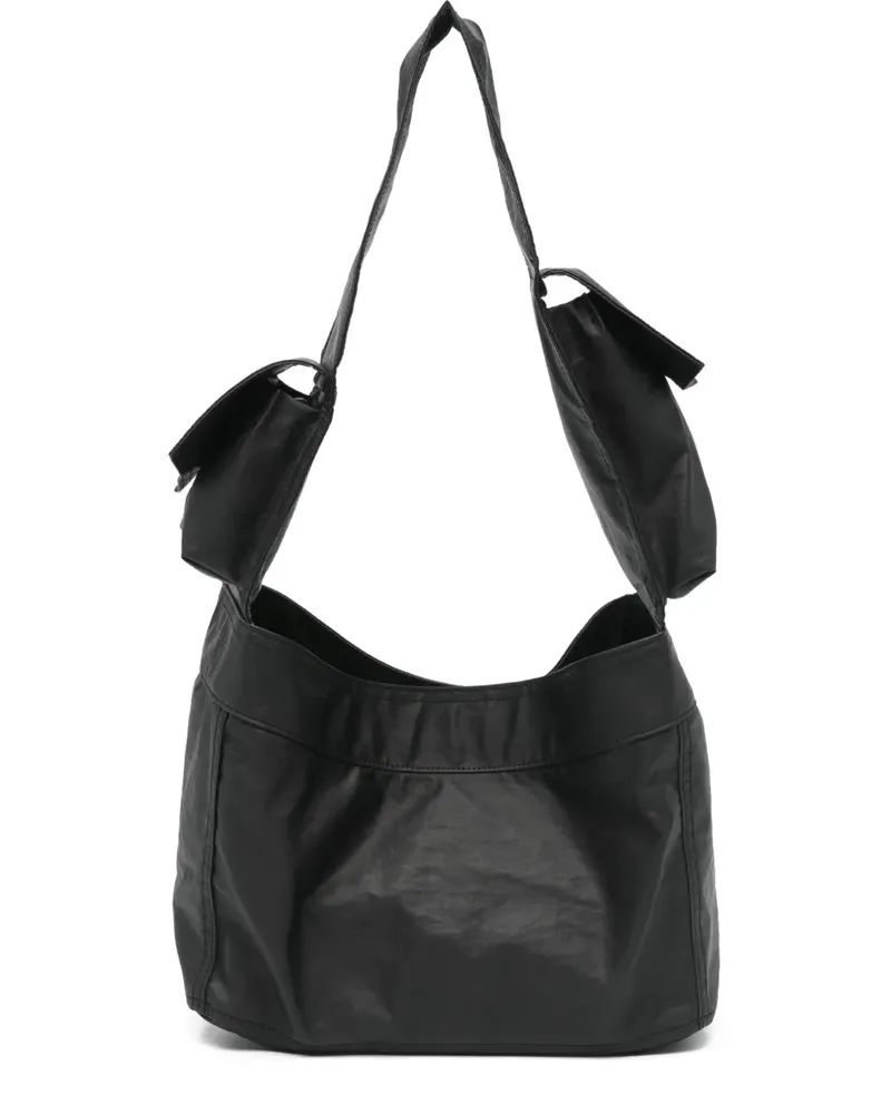 Y-3 small Newspaper shoulder bag - Schwarz Schwarz