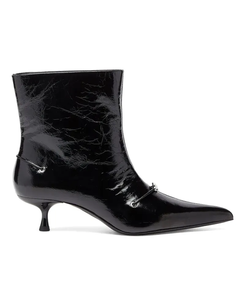 Diesel D-Jewels Stiefeletten mit spitzer Kappe - Schwarz Schwarz