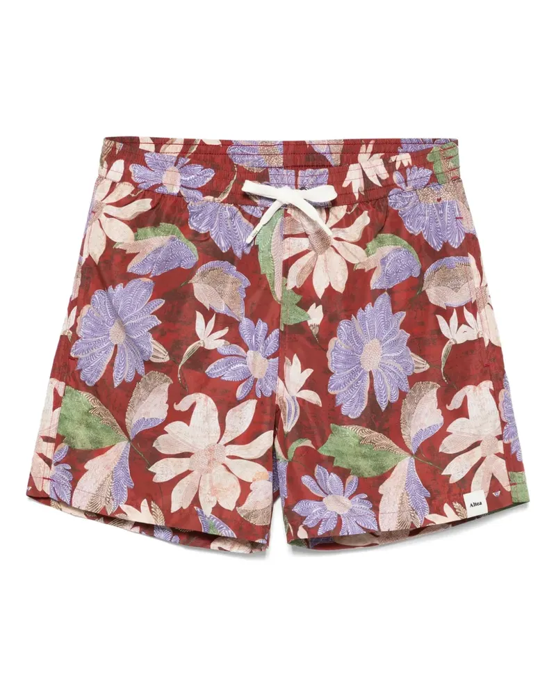 Altea Badeshorts mit Fiori-Print - Braun Braun