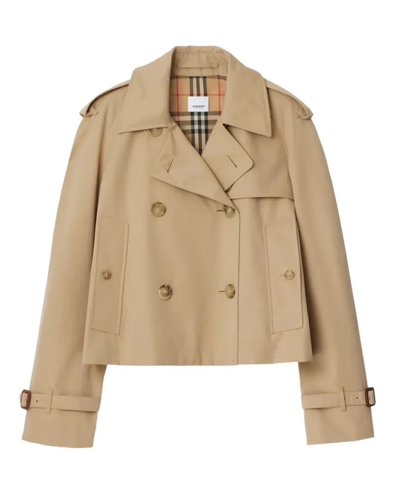 Burberry Doppelreihiger Trenchcoat - Nude Nude