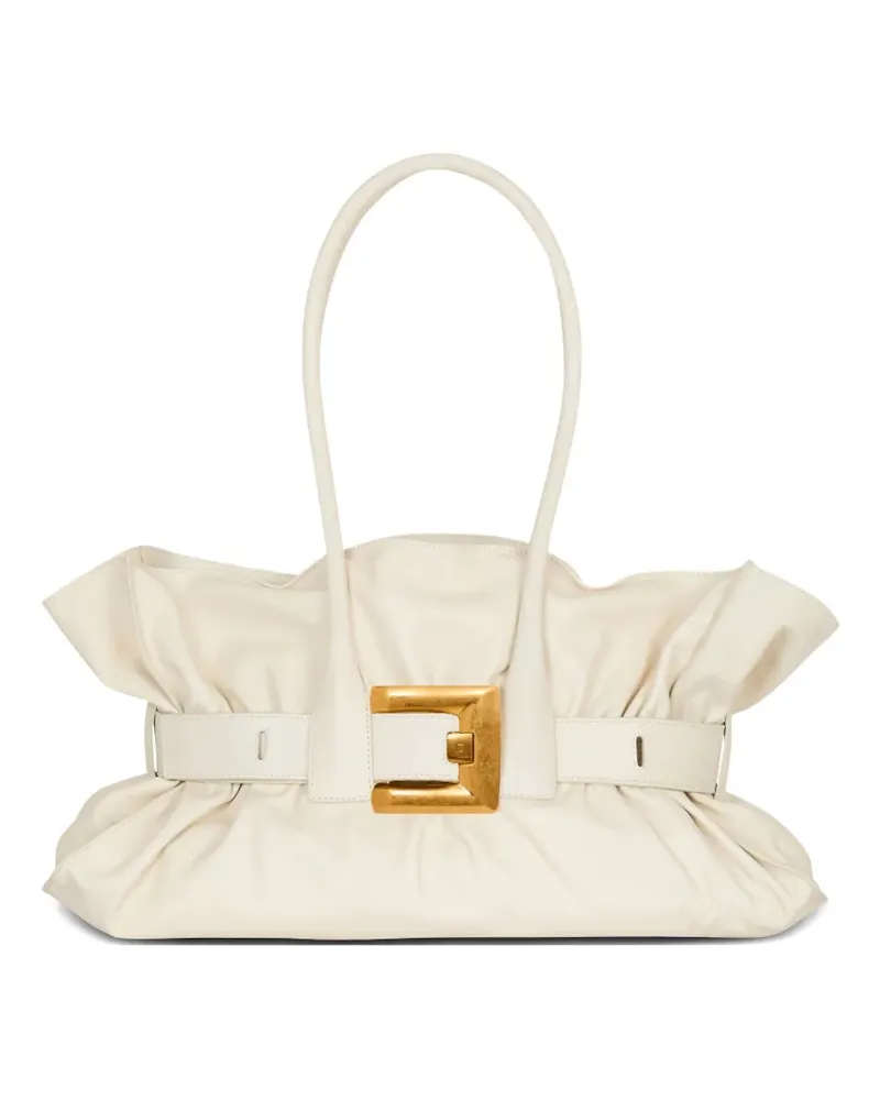 Balmain Große Anthem Schultertasche - Weiß Weiß