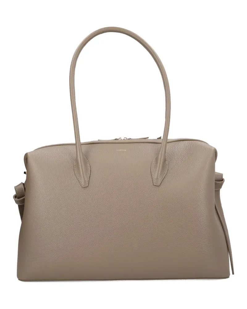 YUZEFI large Brioche Duffle shoulder bag - Nude Nude