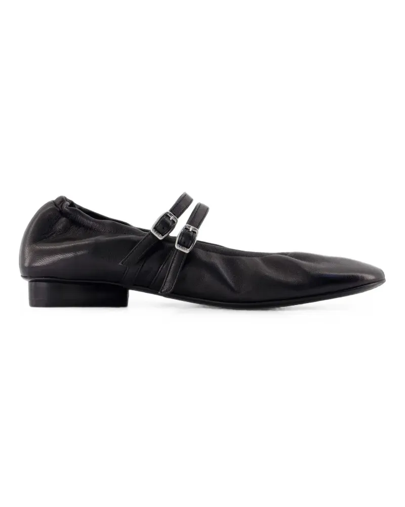 Carel Tatiana Ballerinas mit Schnalle - Schwarz Schwarz