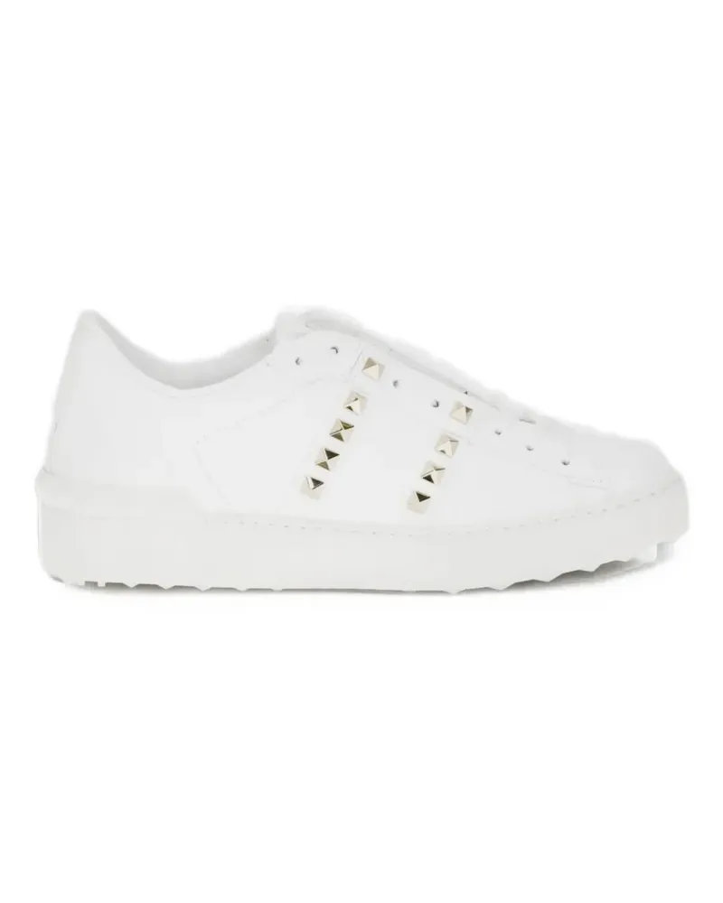 Valentino Garavani Rockstud Untitled Sneakers aus Kalbsleder - Weiß Weiß