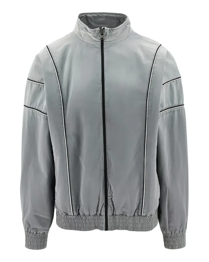 OFF-WHITE Offline Gd Gab piped track jacket - Grau Grau