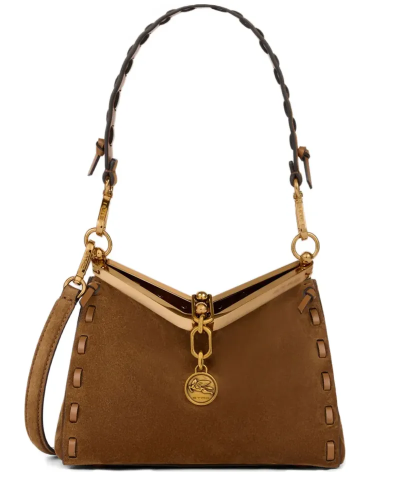 Etro Kleine Vela Schultertasche - Braun Braun