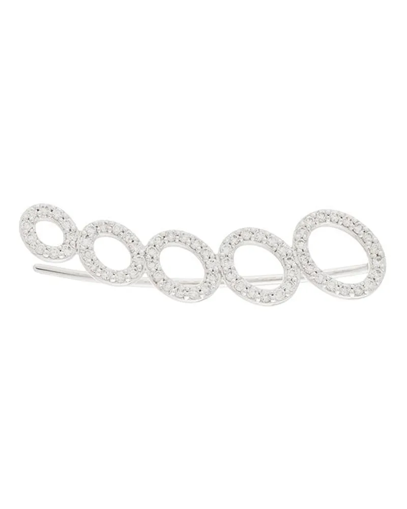Alinka 18kt 'Cloud' Ear Cuff aus Weißgold mit Diamanten - Silber Silber