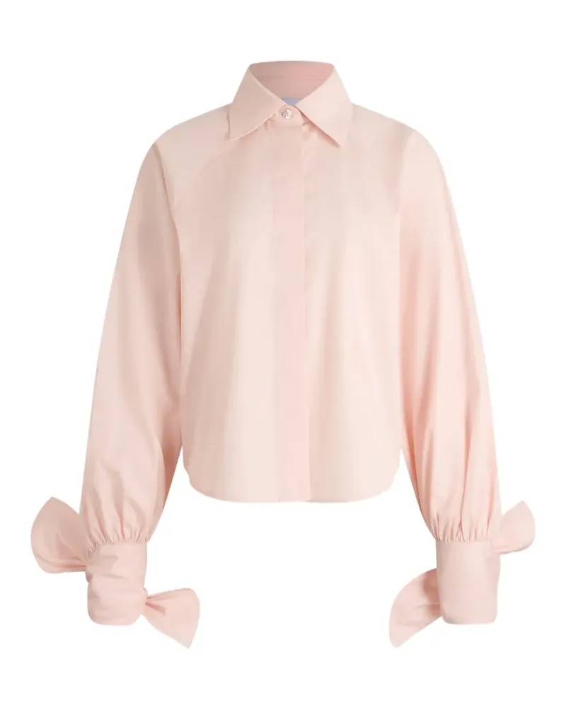 Patou Bluse mit Schleifendetail - Rosa Rosa