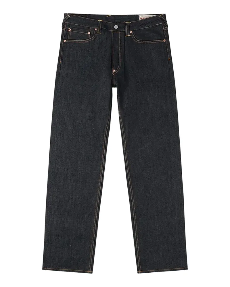 Evisu Daicock-print jeans - Blau Blau