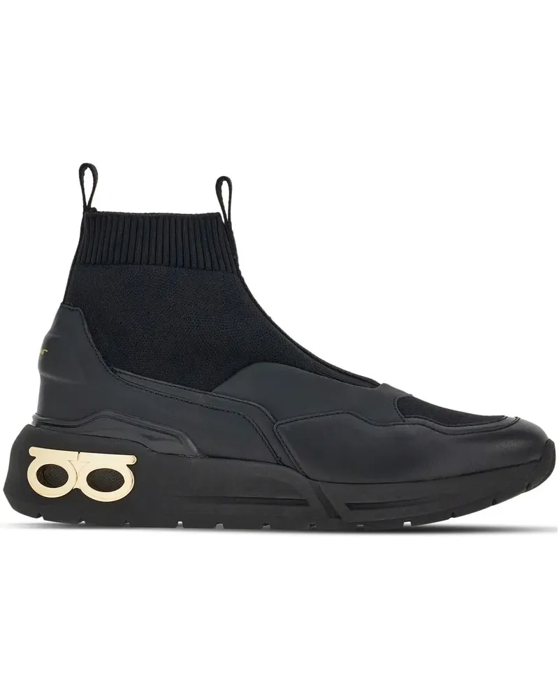 Ferragamo Cosma Sock-Sneakers - Schwarz Schwarz