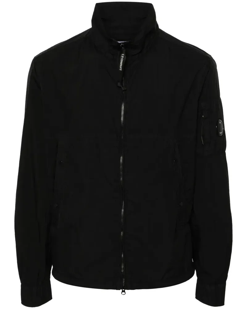 C.P. Company Taylon Hemdjacke mit Lens-Detail - Schwarz Schwarz