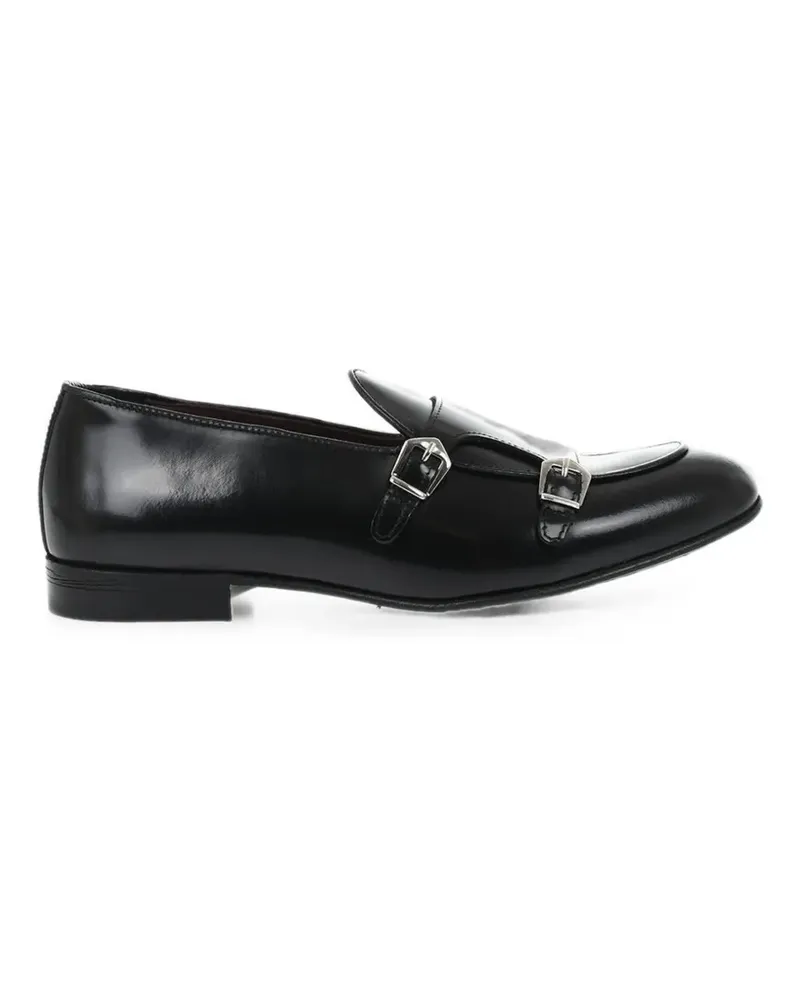 Corneliani double-strap monk shoes - Schwarz Schwarz