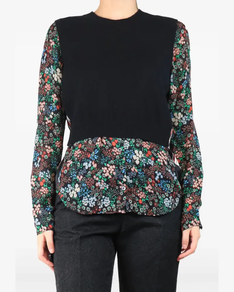 Veronica Beard layered-design sweater - Schwarz Schwarz