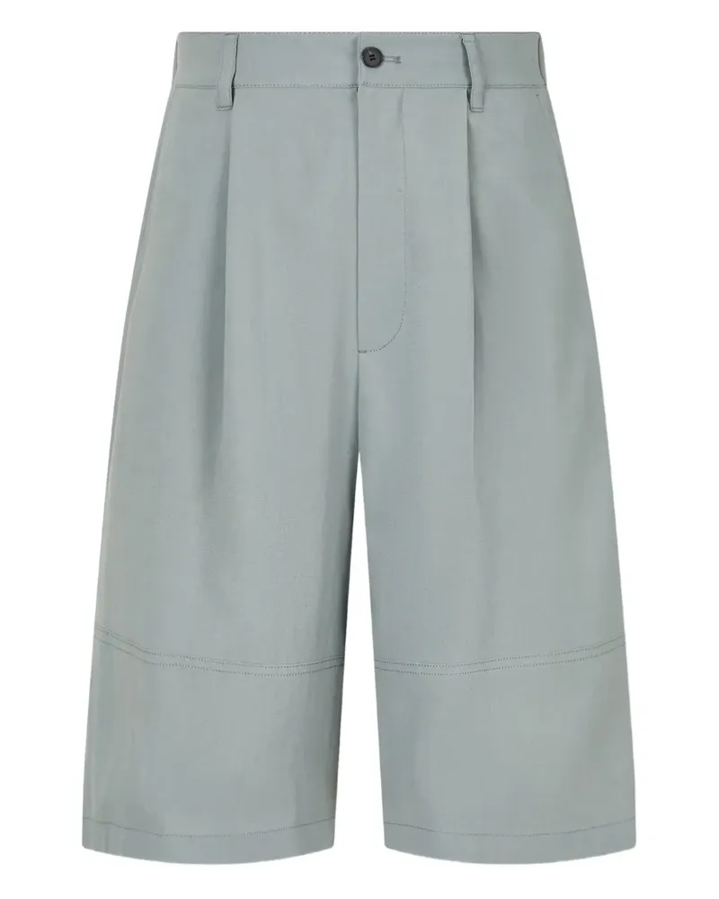 STUDIO TOMBOY Shorts mit Falten - Grün Grün