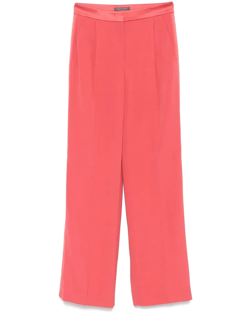 Alberta Ferretti Hose mit geradem Bein - Rot Rot