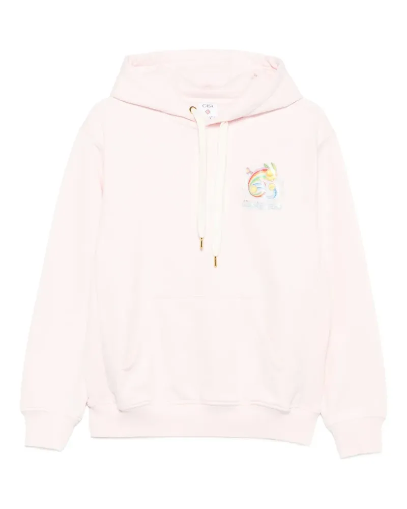 Casablanca Paris Manga Tennis Ball Hoodie - Rosa Rosa