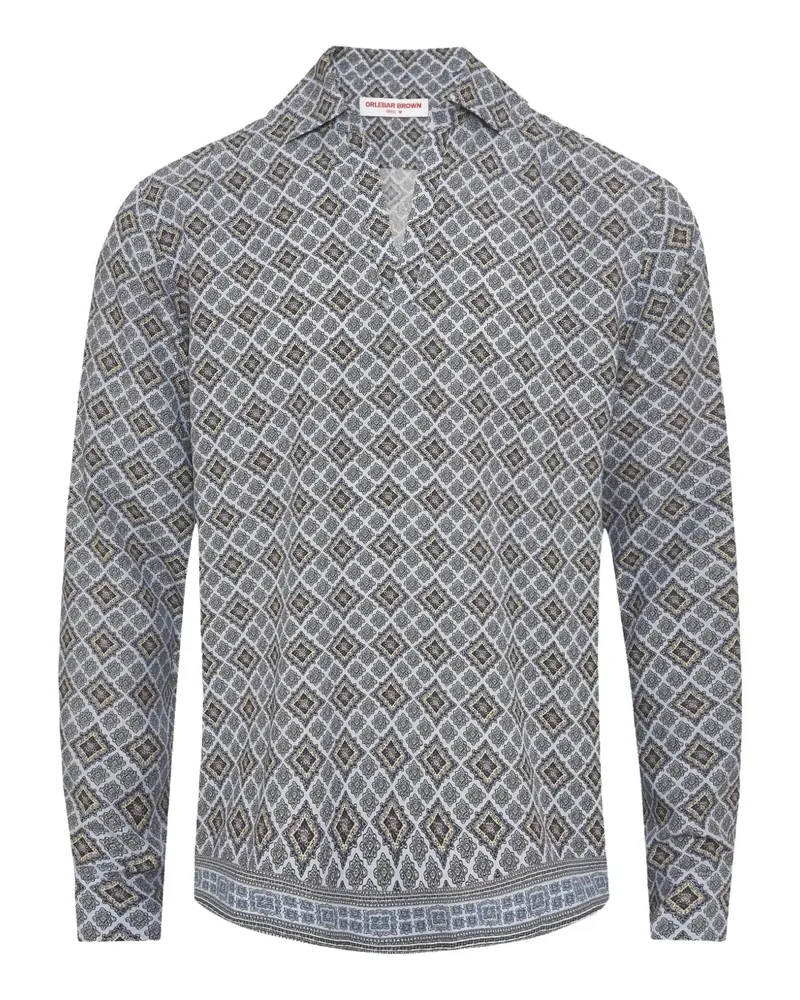 Orlebar Brown Ridley Hemd - Blau Blau