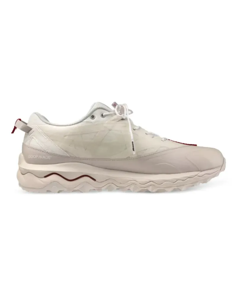 Mizuno panelled low-top sneakers - Nude Nude
