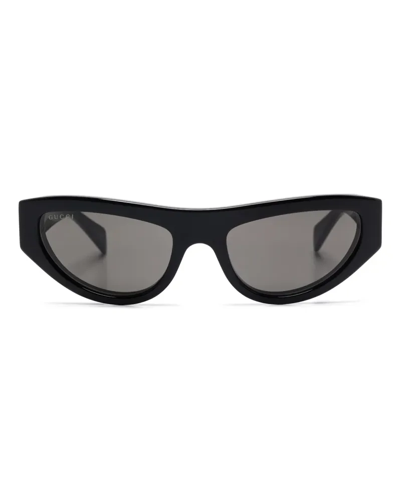 Gucci Sonnenbrille mit Cat-Eye-Gestell - Schwarz Schwarz
